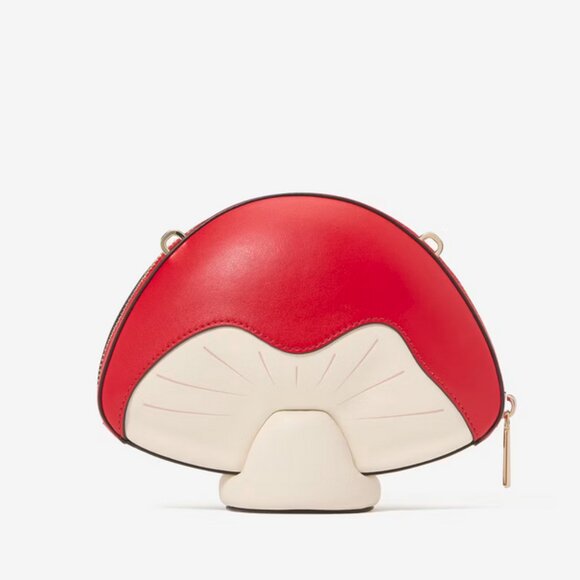 Kate Spade Take a Hike 3D Mushroom Crossbody Purse Chip N Dale - Limited Edition - Picture 7 of 8